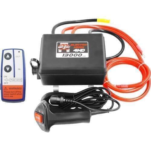 Winch control box with wireless remote control controller relay winch accessories