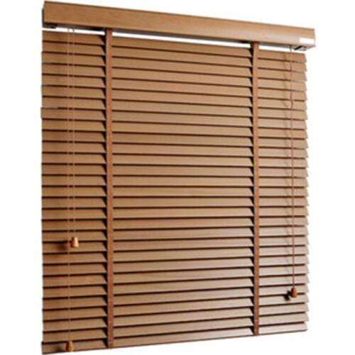 Wooden Venetian Blinds 35 mm Slat Customized Size Block the Light Real Basswood Window Shutter For Home Decoration