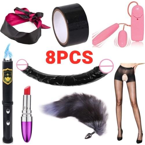 Electric Shock Stick Anal Plug Dildo G-Spot Vibrator Bdsm Bondage Clitoris Nipple Stimulator Adult Game Masturbation Sex Toys