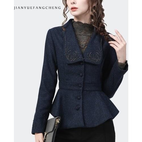 Женские шерстяные пиджаки Jianyuefangcheng China At AliExpress