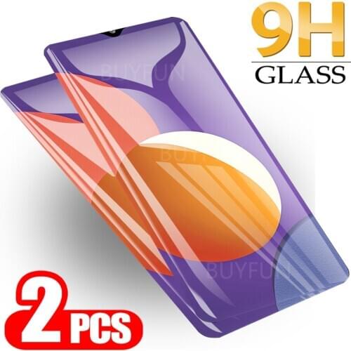 2PCS Transparent Screen Glass For Samsung Galaxy m12 Screen Protector For samsung m12 m 12 screen Protective Tempered Glass