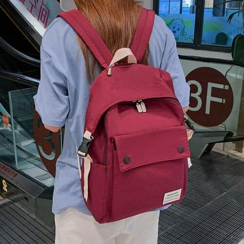 Fashion Women Waterproof Backpack Female Black Bagpack Backpack for Teenager Travel bag Student Grils School Book Bag Mochilas