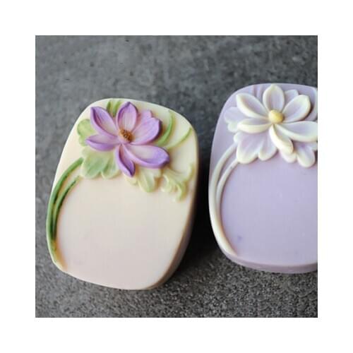 Silicone mold silicone Swaying lotus flower moulds lotus flower handmade soap making mold flowers resin clay molds
