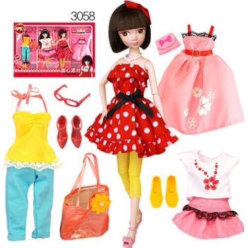 Special Offer Sale Fashion Kurhn Dolls For Girls Change Dress Toys For Children Girls Toys Sets Birthday Gift #3058