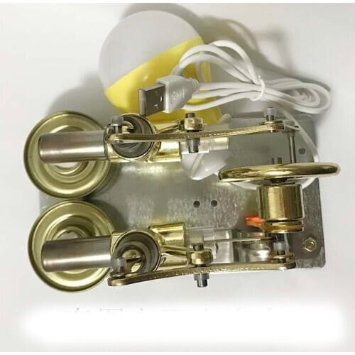 Stirling) Thermal Steam Engine Model Engine Balance and Childrens Toy Model Decoration Art