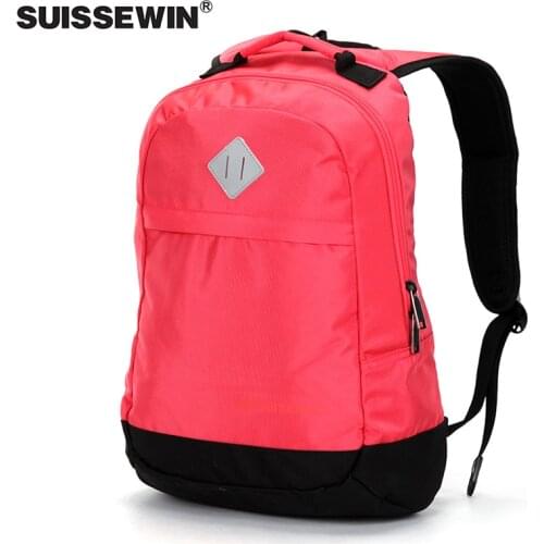 SUISSEWIN Women Travel Backpack Small Luggage Bags Clothes Storage Bags Shoes Backbags Men Bags 3 Colors