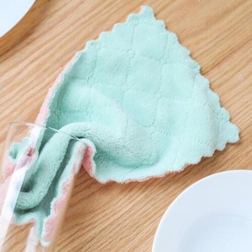 Super Absorbent Microfiber kitchen dish Cloth tableware Household Cleaning Towel kichen tools gadgets 1pcs