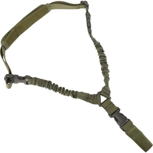 Outdoor Multifunctional Harnesses Safety Belt Lanyard Tactic Single Point Rifle Gun Sling Rope For CS Game Climbing