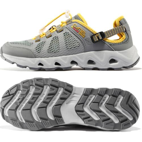 CAMEL Upstream Shoes Women Men Mesh Breathable Speed Interference Water Shoes Outdoor Shock Absorption Wear-resistant Casual