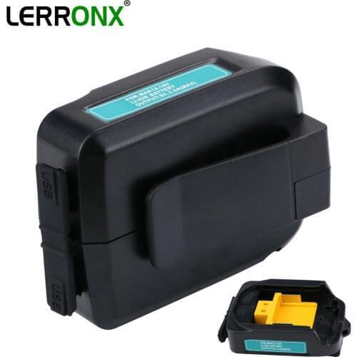 14.4V 18V Power Tools USB converter charger adapter for Makita Li-ion rechargeable batteries LXT Series BL1830 BL1850 BL1430