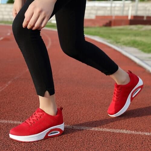 Tenis Feminino Women Jogging Shoes Outdoor Platform Shoes Ladies Sneakers Lace-up Women Tennis Shoes Zapatillas Mujer