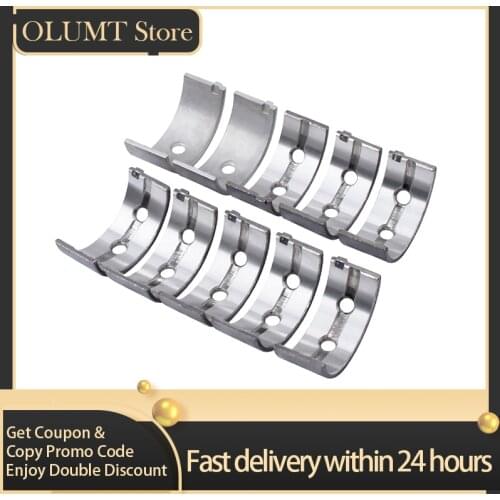 10Pcs Motorcycle Engine Parts Main Crankshaft Crank Shaft Bearing For KAWASAKI ZXR400 ZXR400R ZX400 ZX-4 ZR400