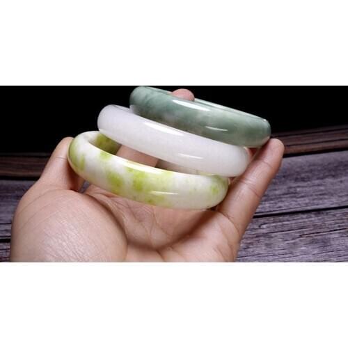 2020Hot sale Bangle Natural Jade Bangle Bracelet Charm Jewellery Fashion Accessories Hand-Carved Emerald Bangles Lady Partygoods