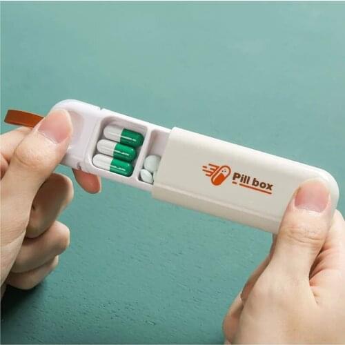 3 Grids Portable Mini Tablet Dispenser Pill Box For Medicine Container Organizer Drug Dispenser Medicine Holder Tablet Storage