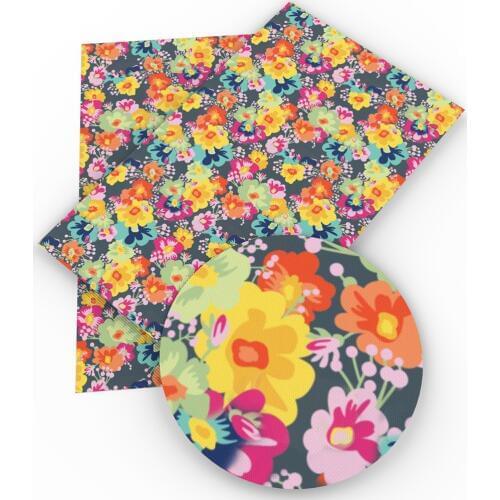 David accessories 30*140cm leaf flowers Faux Synthetic Leather,DIY Garment Knotbow Bags Decoration Crafts,1Yc4000