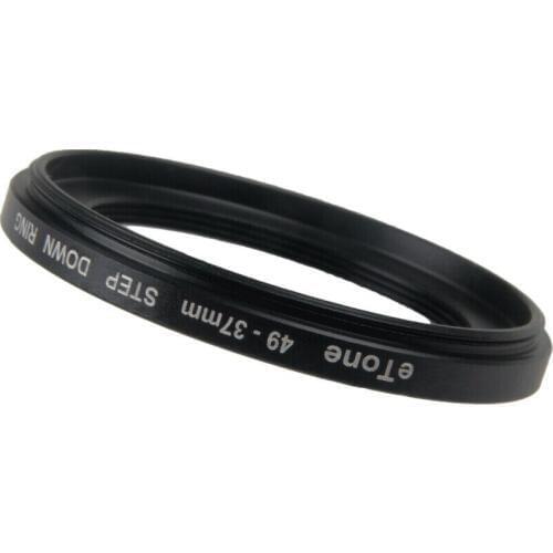 Etone 49-37mm step metal adapter 49mm lens 37mm filter ring accessories - display original publication title