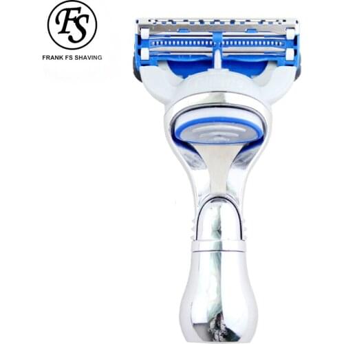 FRANK FS SHAVING Mens Shaver Razors Machine for Shaving Blades 3 Layer Safety Knife Cassettes With Replacebale Blades
