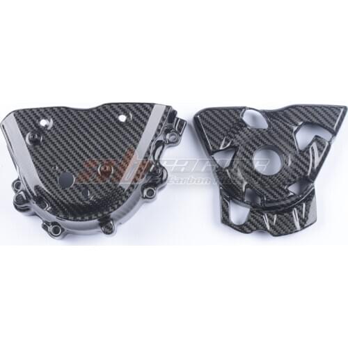 Sprocket Cover For Kawasaki Z1000 2014-2019 Full Carbon Fiber 100% Twill