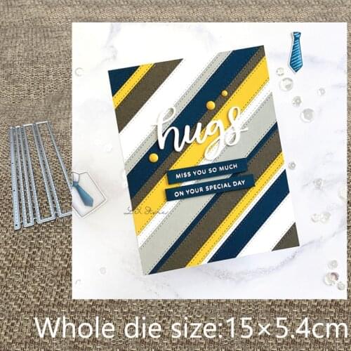XLDesign Craft Metal Cutting Dies stencil mold Stitched Strips decoration scrapbook Album Paper Card Craft Embossing die cuts