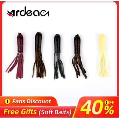 Ardea Soft Lures Silicone Bait 45mm Swimbait Artificial squid palpus Rotate bass Wobblers Baitfishing Fishing Tackle