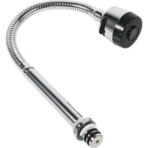 Stainless Steel 360s Degree Swivel Faucet Hose Kitchen Bathroom Adjustable Pipe Fittings LB88