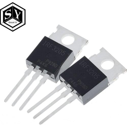 10pcs IRF3205 IRF3205PBF MOSFET MOSFT 55V 98A 8mOhm 97.3nC TO-220 new original