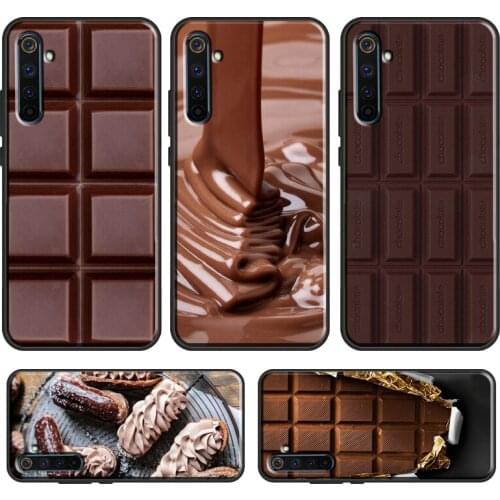 Choco Toast Foodie Chocolate Case For OPPO Realme 8 Pro 6 7i Q3 GT C21 C15 C3 Cover For OnePlus 9 8 Pro 8T Nord 7 Pro