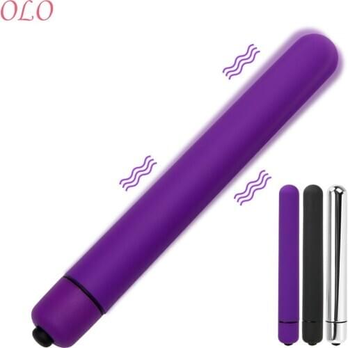 OLO Masturbation Dildo Vibrator G-spot Massage Vagina Clitoris Stimulator Bullet Vibrator AV Stick Sex Toys For Women