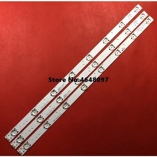 1set=3pieces for 32E320W 32E350E 32E306C led backlight 32inch WS V2.0 8lamps Screen RDL320HY