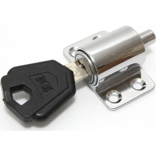 1pc High Quality Aluminum alloy Windows Door Anti-theft Lock 7mm Lock tongue diameter small size durable Locks for Sliding Door