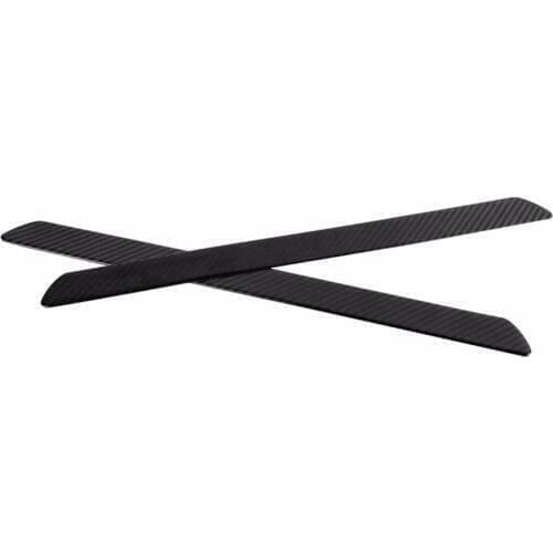 2Pcs Universal Real Carbon Fiber Car Scuff Plate Door Sill Cover Panel Step Protector Guard 60 CM Free Shipping