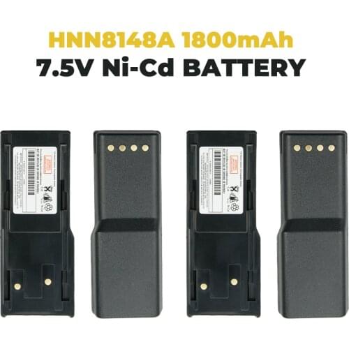 2X RB MOT HNN8148 18900mAh Ni-MH Two-Way Radio Battery for Motorola RADIUS P110