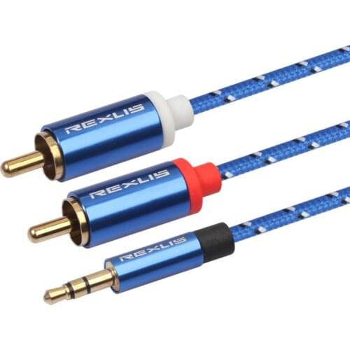 NEW 3.5mm Male to 2 Female Jack 3.5mm Splitter Adapter Aux Cable Headphone Splitter Audio Cable dropshipping
