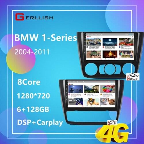 Car Radio multimedia video player For BMW 1-Series 1 Series E88 E82 E81 E87 2004-2012 Android navigation GPS audio no 2 din 2din
