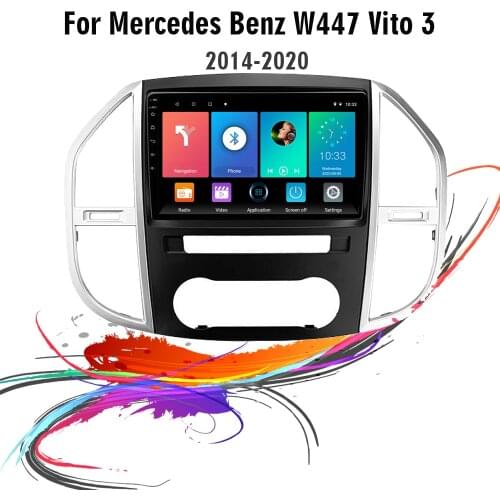 Eastereggs For Mercedes Benz W447 Vito 3 Android 2014 - 2020 2 Din 10.1" Car Multimedia Player Smart Wifi Navigation GPS