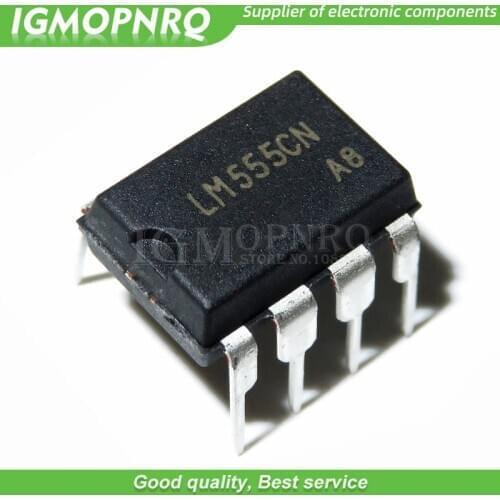 10PCS LMC555CN LMC555 DIP8 clock timer IC LMC555C New Original Free Shipping