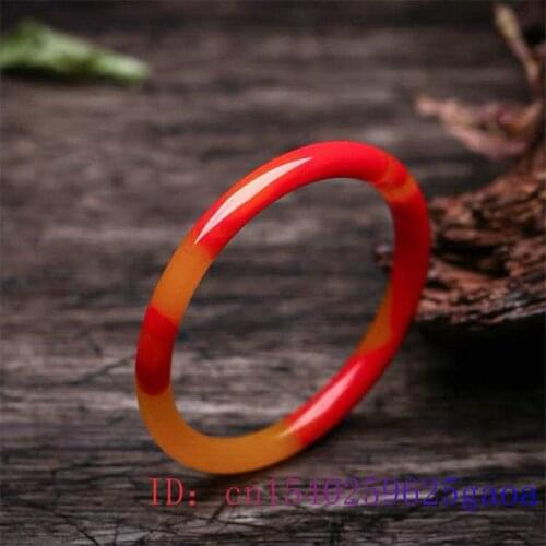 Colour Jade Bangle Bracelet Amulet Natural Gifts Charm Fashion Carved Chinese Jewelry Jadeite