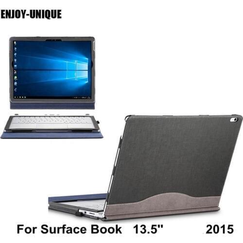 Business Laptop Cover For Microsoft Surface Book 13.5'' 2015 Tablet Laptop Sleeve Case PU Leather Protective Skin
