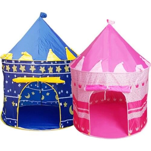 Childrens Play Tent Ocean Ball Pool Princess Castle Foldable Portable Fun House Conical Tent Safe Room Baby Toy Kids Play House