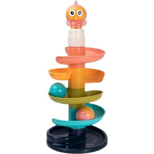 Baby Toys Rolling Balls Educational Toys For Chidren Pile Rattles Tower Puzzles Spin Track Montessori Newborn Kids Toys Gifts