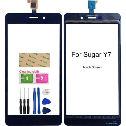 For Sugar Y7 Touch Screen Digitizer Outer Glass Touch Panel Sensor Assembly Parts Free Shipping
