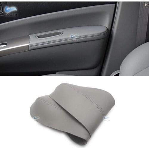 For Toyota Prius 2004 2005 2006 2007 2008 2009 2pcs Car Microfiber Leather Front Door Armrest Panel Cover Protective Trim