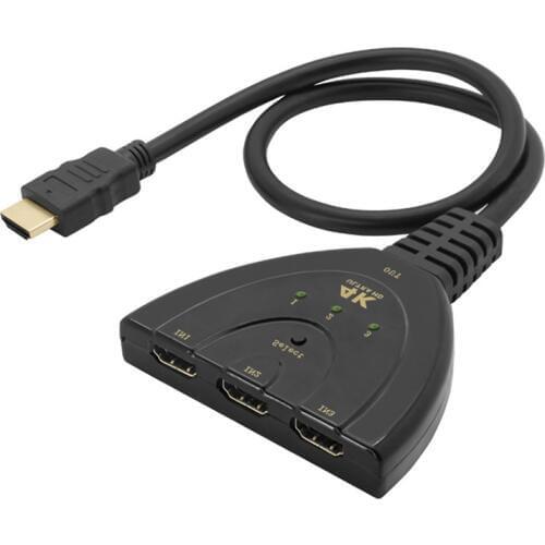 HDMI Splitter Full HD 4K x 2K Video HDMI Switch Switcher 3 in 1 out HDMI Splitter Adapter for HDTV Xbox PS3 PS4