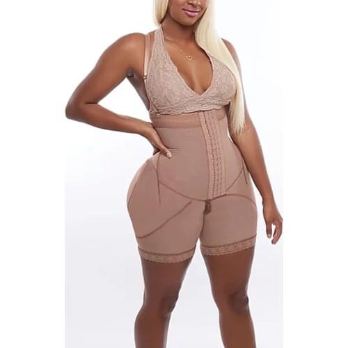 Womens Corset Skims Open Bust Waist Trainer Body Shaper Tummy Control Push Up Shapewear Full Bodysuit Thigh Trimmer Lingerie