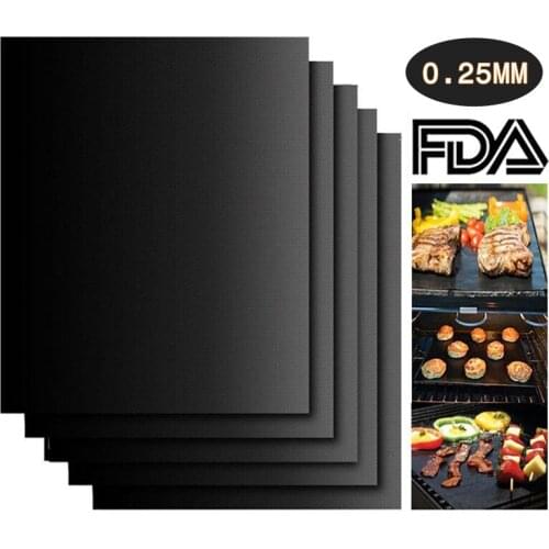 40*30 cm BBQ Grill Pad Reusable Cooking Mats Non Stick BBQ Roast Mat Barbecue Baking Pad Barbecue BBQ Tools