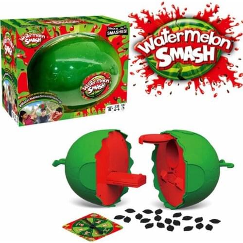 Whole Watermelon Toys Board Game Childrens Adult Games Popcorn Watermelon Smash Novelty Party Game Childrens Christmas Gift