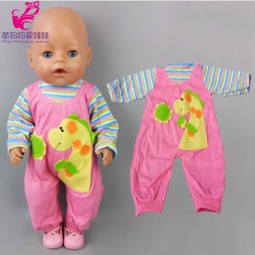 New born baby doll clothes 17 inch bebe doll outwear pajama set