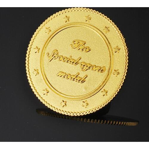 Factory direct high-grade gold-plated commemorative coins custom gold coin