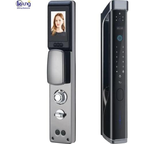 QL-S915MAX Smart Home Fingerprint Biometric Passcode Automatic Usmart Go APP Mobile Remote Control Card Residence Door Lock