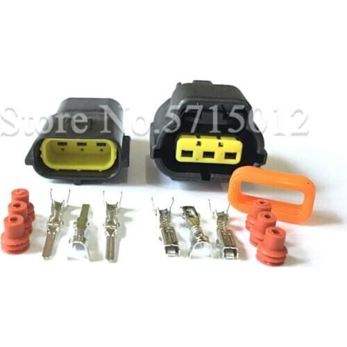 3 Hole 1JZ-GTE 2JZ-GTE TPS Throttle Sensor Plug 174357-2/368523-1 174359-2 Brake Fluid Level Sensor Socket For Cars